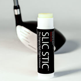 JP Lann Slic Stic on clubface during application, smooth glide for spin reduction.