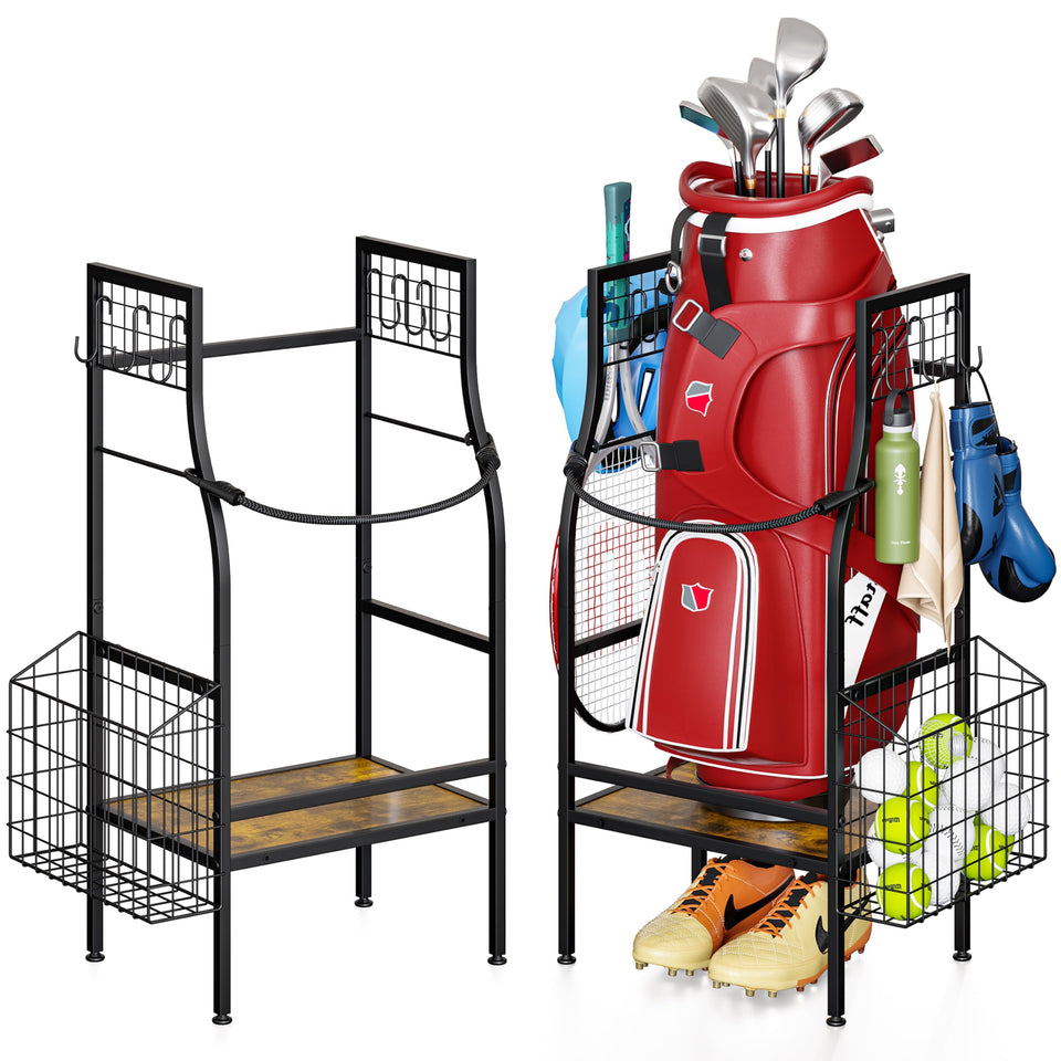 Jsskeeim Golf Bag Organizer compact storage keeps one bag neatly accessible