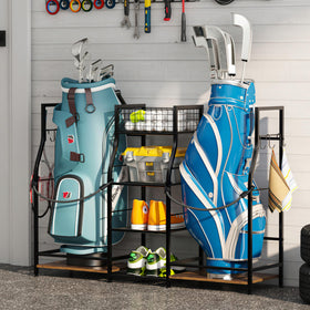 Jsskeeim heavy-duty frame provides lasting stability in garages.