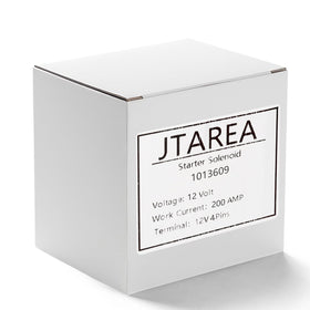 JTAREA starter solenoid compatibility chart showing fit with Club Car DS and Precedent gas carts.