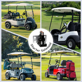JTAREA 27153-G01 solenoid product shot showing EZGO TXT compatibility and easy install