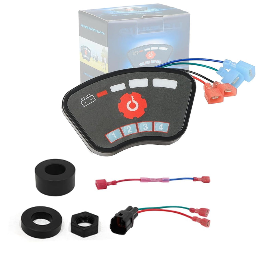JTCMOJS keyless pin pad ignition front view showing easy start feature