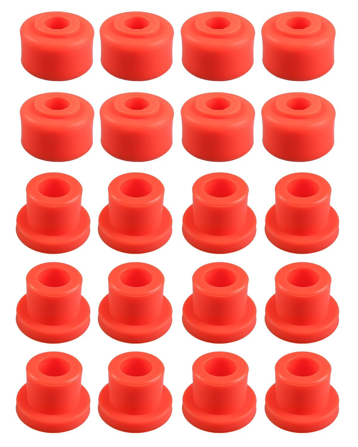 JUFZQO 20pc A-arm bushing kit for MadJax MJFX front suspension improves fit and durability.