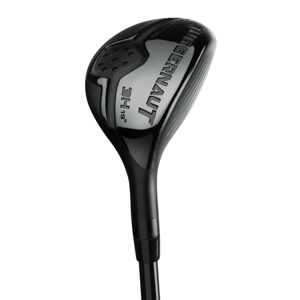 Juggernaut #4 hybrid with head cover protects the club during travel and storage.