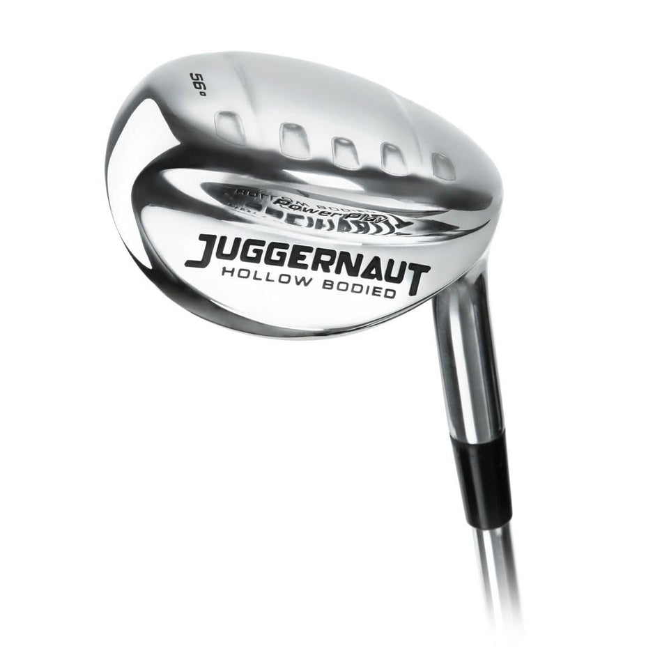 Juggernaut 60-degree lob wedge with face-forward design enhances control from tough rough