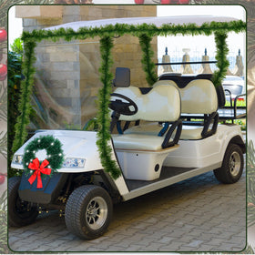 Juinte mobile Christmas decor ideal for parades and neighborhood displays.