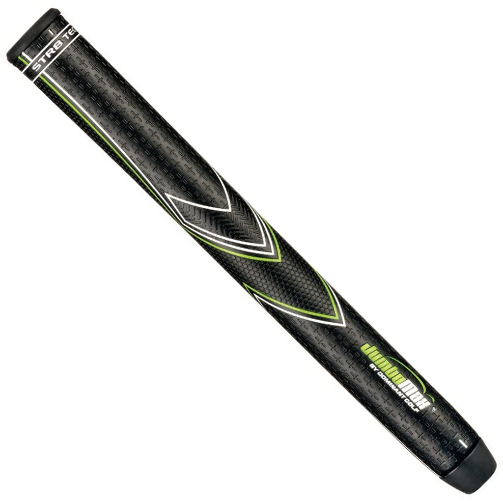 JumboMax Str8 Tech grip—oversized non-tapered for stable, comfortable swings.