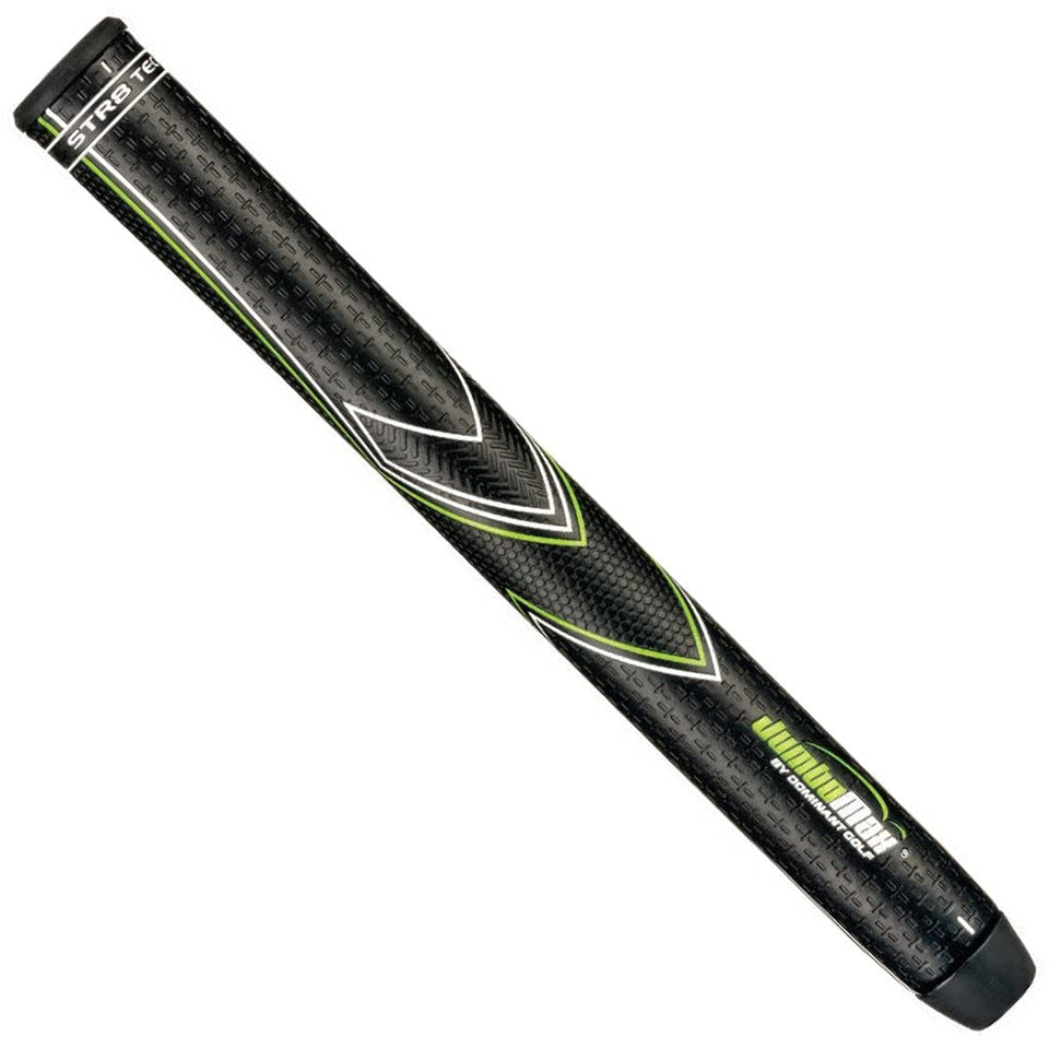 JumboMax Str8 Tech grip—oversized non-tapered for stable, comfortable swings.