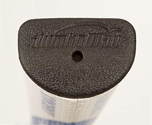 JumboMax JumboFlat 17 flat surface aids consistent grip pressure during stroke.