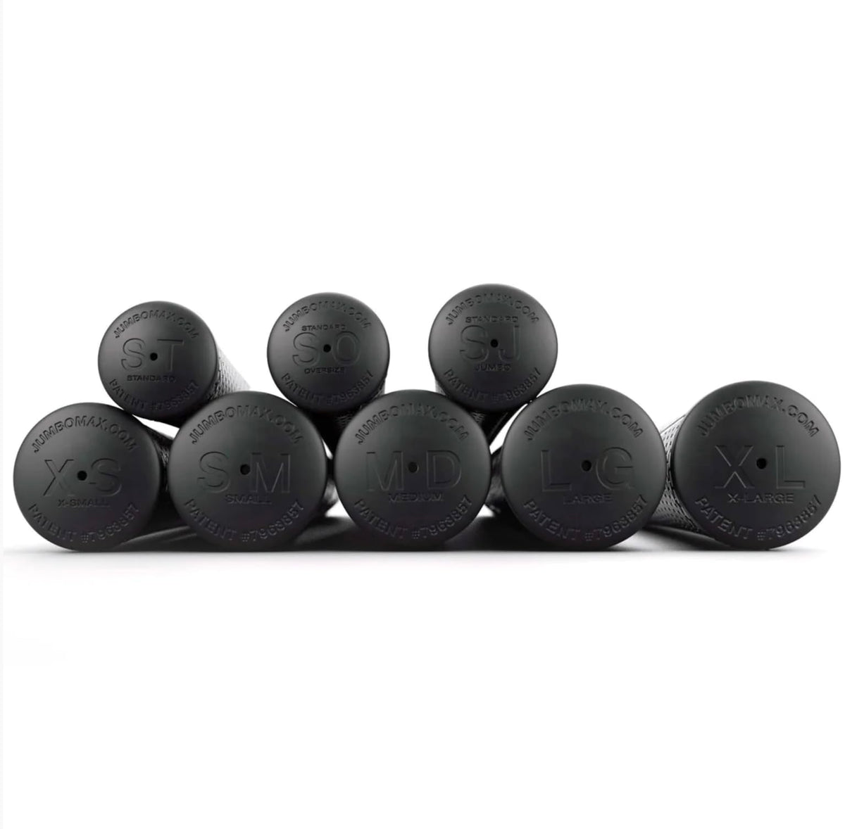 JumboMax Tour Series Grips Blackout LG grip feel enhances comfort and control during practice.