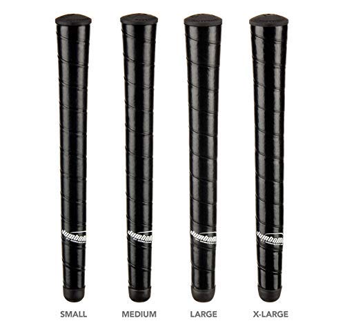 JumboMax wrap series grip detail highlighting ergonomic shape and mid-firm feel for practice.