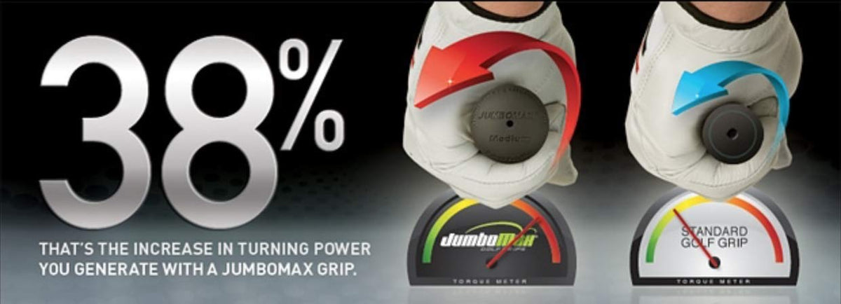 JumboMax Wrap Series shock-absorbing grip reduces impact and palm fatigue