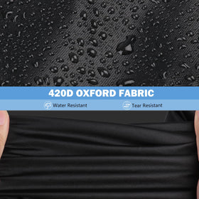 Jungda Golf Cart Cover windproof bottom band keeps coverage secure.