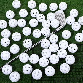 Junkin 50-pack white balls ideal for family and solo drills.
