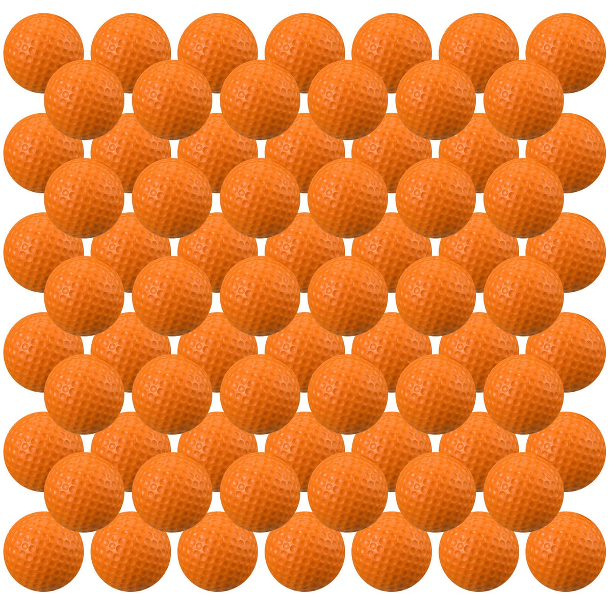 Junkin 80-pcs foam golf balls pack, compact for convenient practice sessions indoors or outdoors