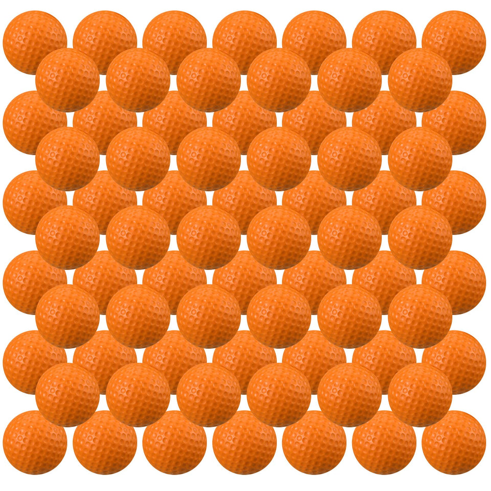 Junkin 80-pcs foam golf balls pack, compact for convenient practice sessions indoors or outdoors