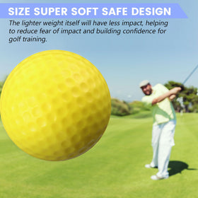 Bright color variety enhances visibility during practice on grass or carpet.