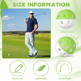 Junkin foam golf ball EVA construction demonstrates flexible, tough feel for indoor practice