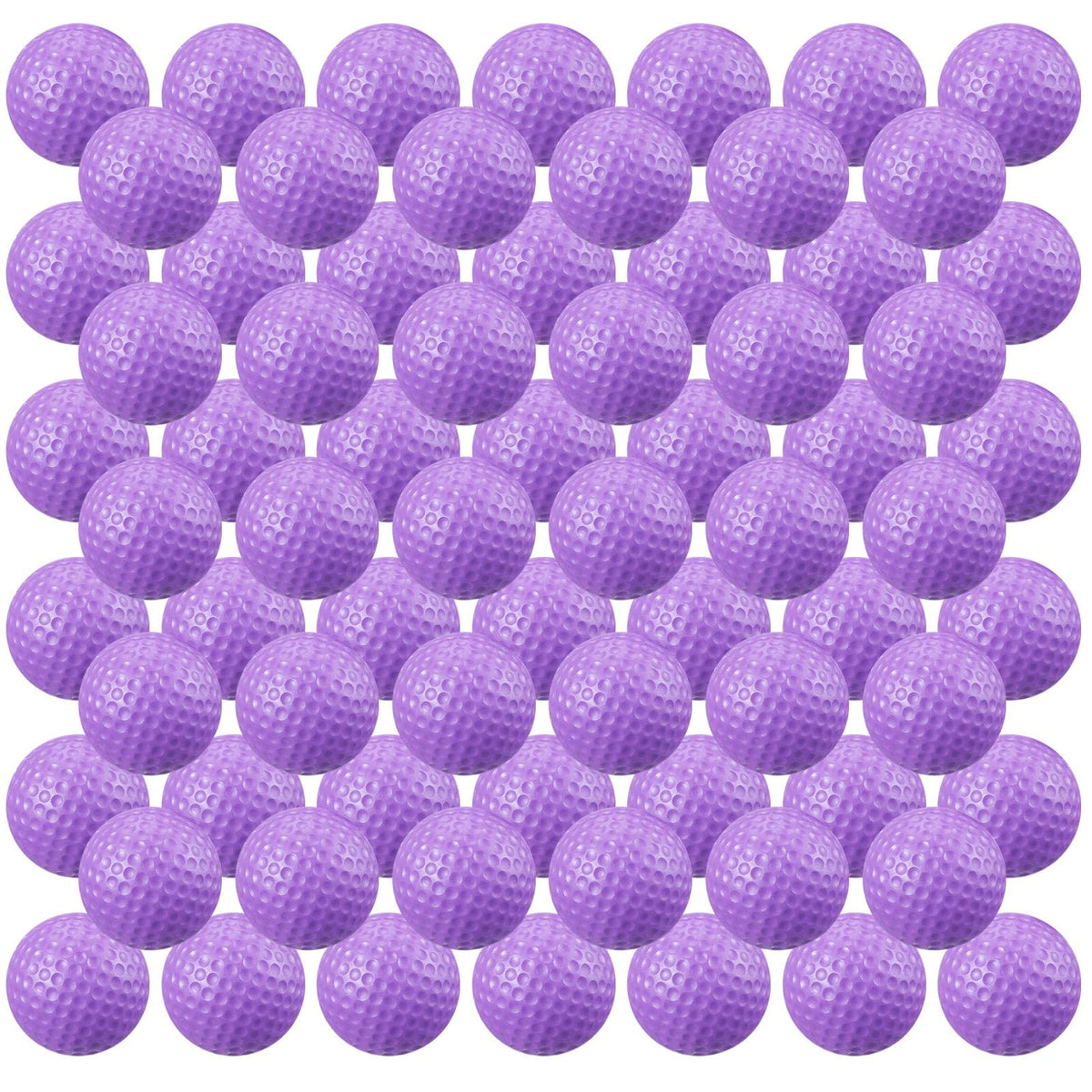 Junkin 80-piece purple foam golf balls for safe indoor practice and easy retrieval