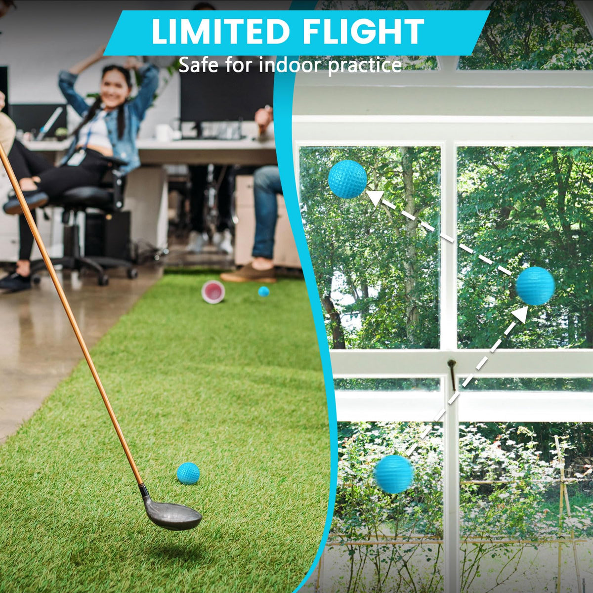 Junkin kids-friendly foam golf balls for safe learning and fun.