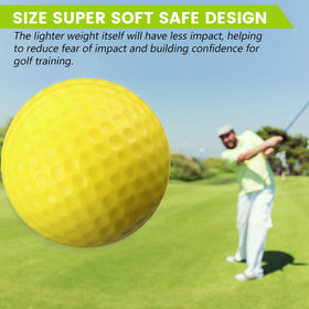Junkin foam golf balls safe to use indoors and outdoors.