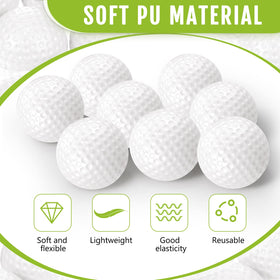 Junkin soft elastic foam golf ball offers safe indoor training.