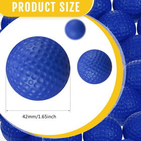 Junkin foam golf balls with soft texture to reduce impact