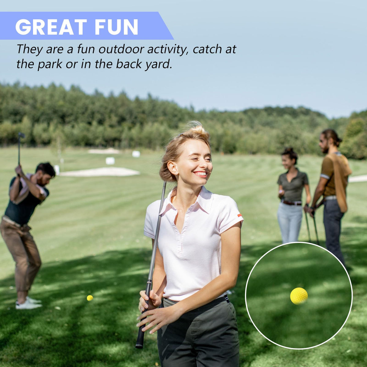 Indoor-outdoor versatility makes these balls suitable for family and kids.