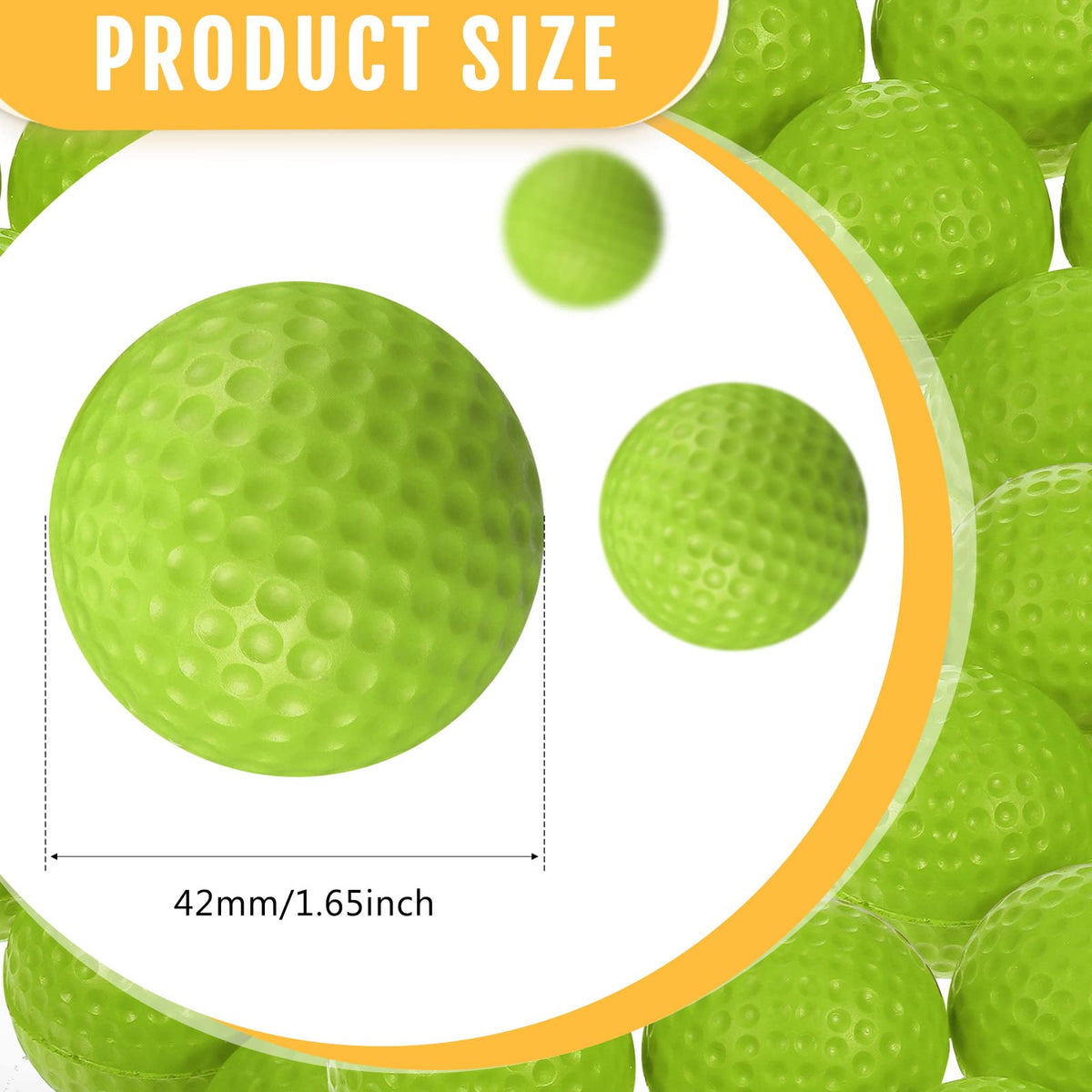 Junkin indoor practice foam balls for compact spaces and feedback