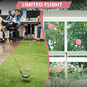 Junkin kids-friendly golf balls for backyard games.