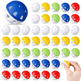 Junkin white practice golf balls for visible trajectory and precise indoor training