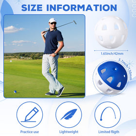Junkin yellow practice golf balls with high visibility for greens and ranges