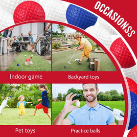 Junkin soft dent-resistant foam ball reduces risk of damage and injuries.