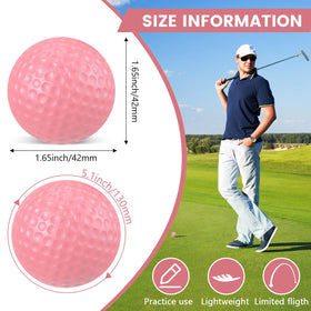 Junkin soft foam golf balls for indoor/outdoor training, durable for beginners.