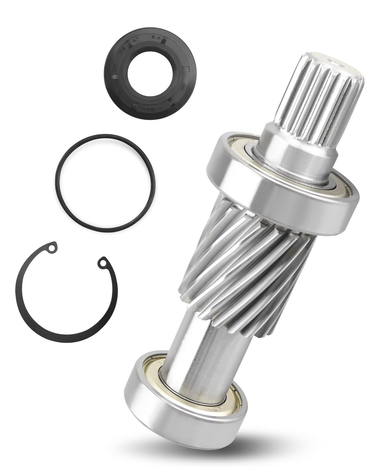 JUQAFY input gear shaft kit for EZGO RXV reduces drivetrain noise for smoother rides.