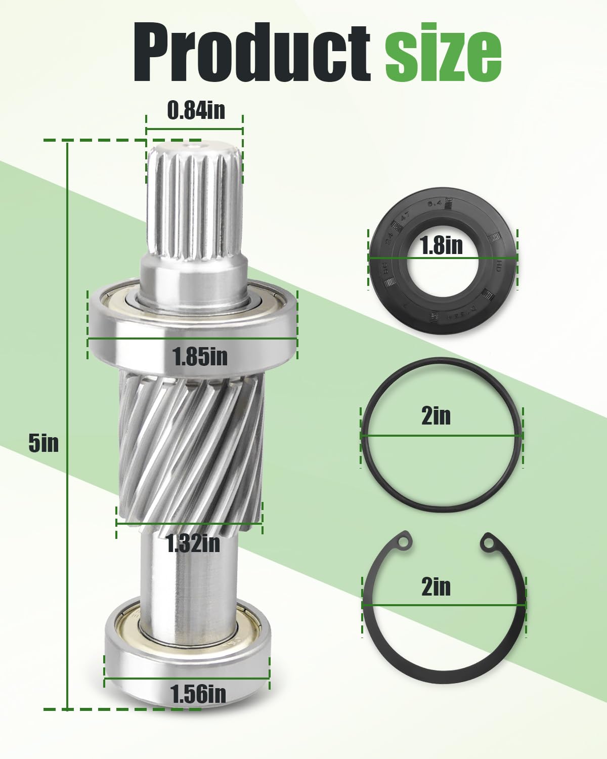 JUQAFY oil seal helps prevent leaks for stable performance on EZGO RXV.