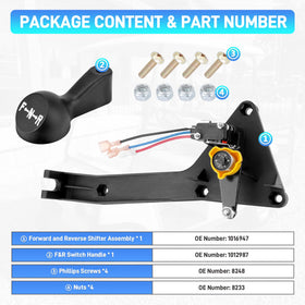 JURPLIX replacement shifter kit for OEM 1016947 compatibility