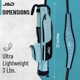 JUST AMAZING DEALS Sunday Golf Bag aqua open pocket for quick access