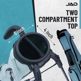 JUST AMAZING DEALS Sunday Golf Bag aqua padded strap reduces shoulder fatigue