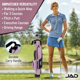 JUST AMAZING DEALS Sunday Golf Bag durable stand legs on uneven terrain
