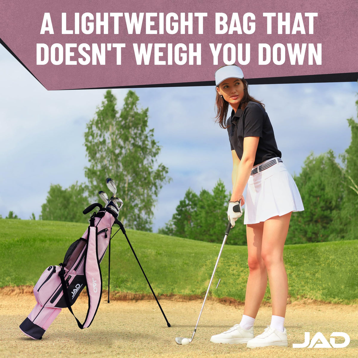 JUST AMAZING DEALS Sunday Golf Bag stand system ready on any course
