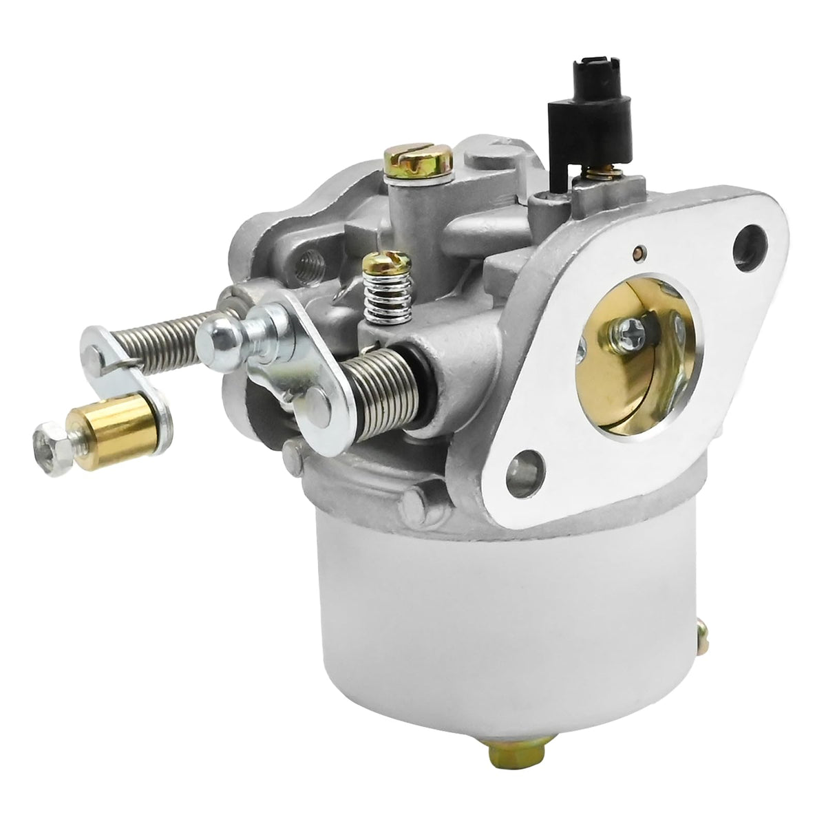 JUUDDENPARTS EZGO 295cc carburetor component close-up showing aluminum alloy parts.
