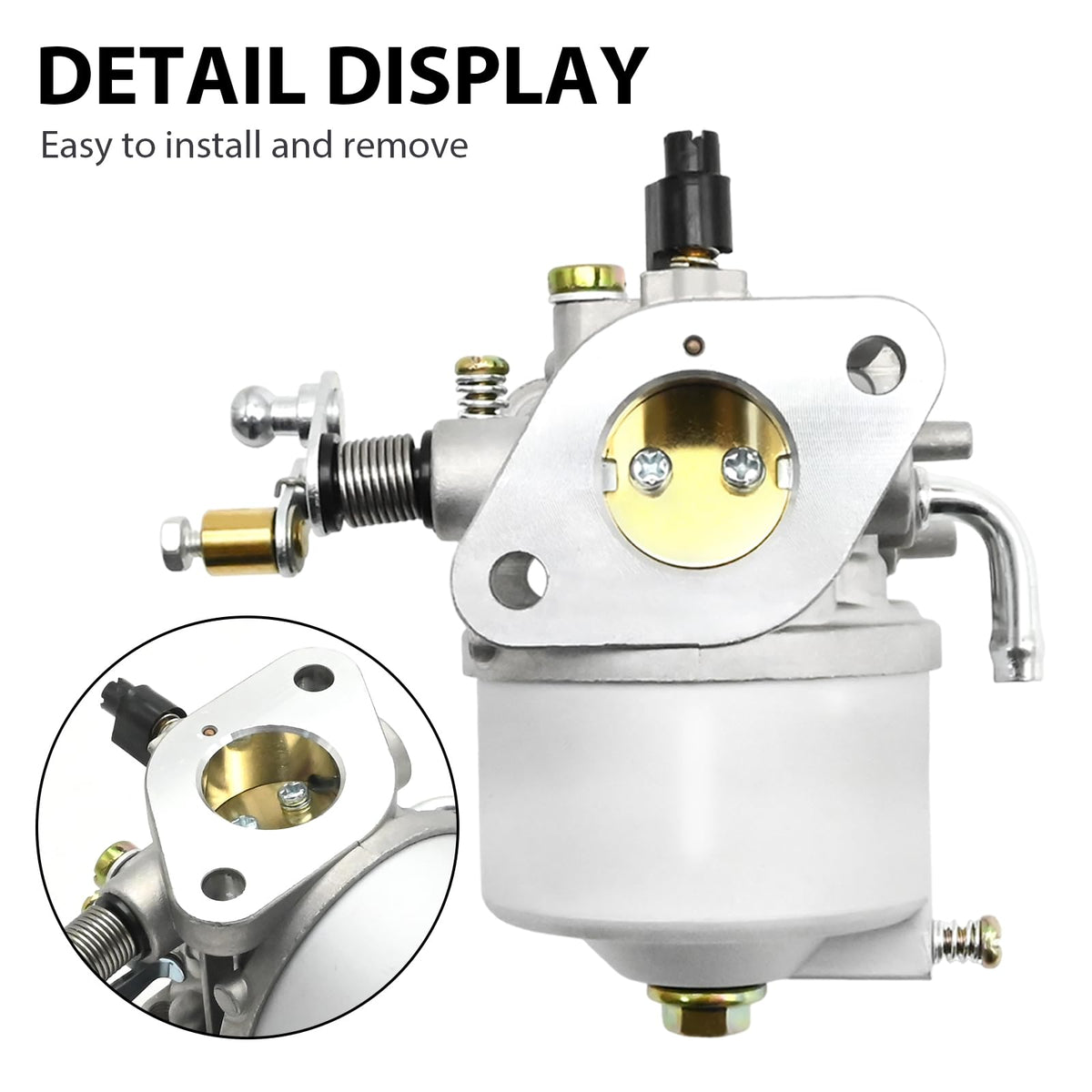JUUDDENPARTS EZGO carburetor kit installed for smoother throttle response.
