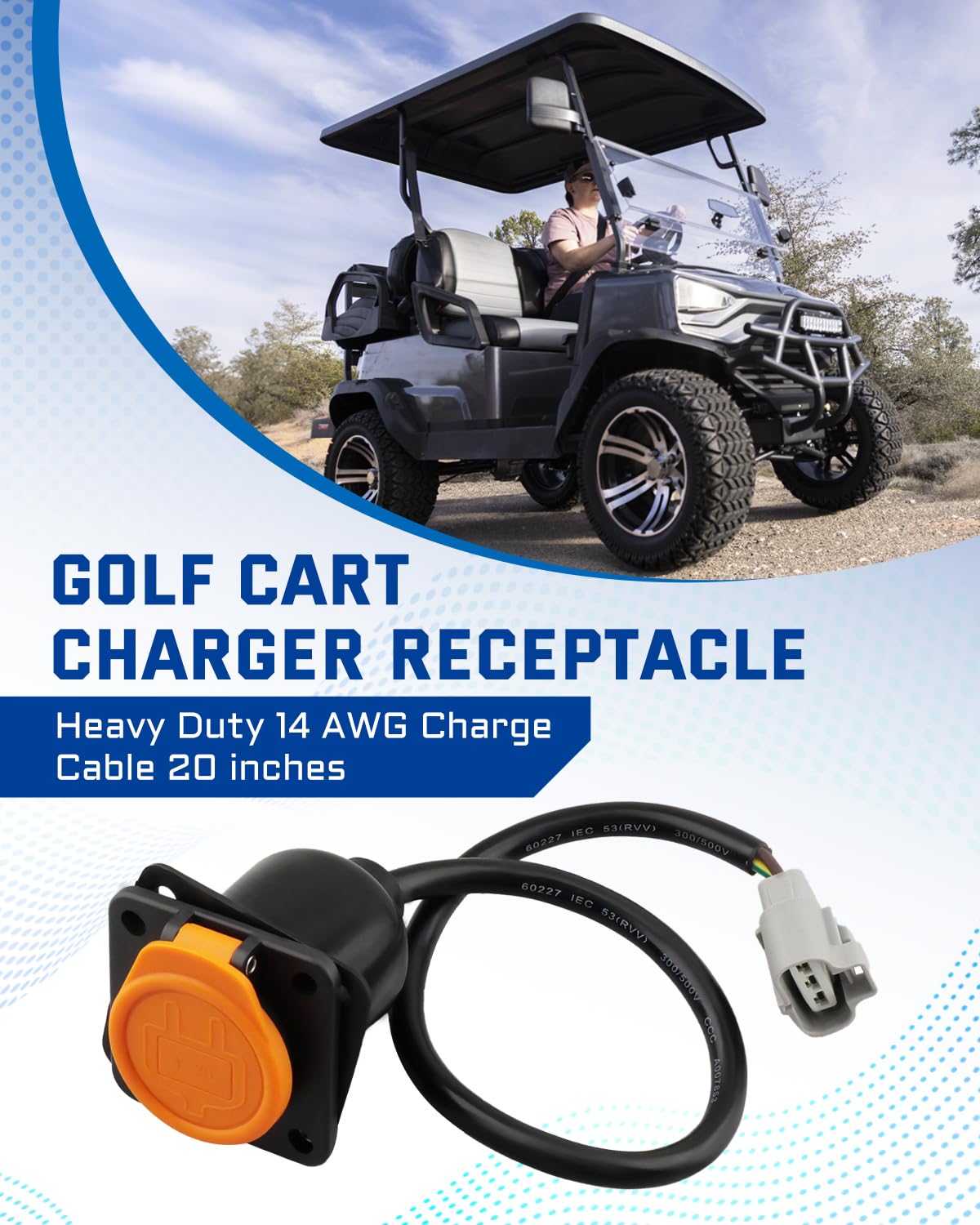 JUWEVAZU Y-30 receptacle side view highlighting rugged housing