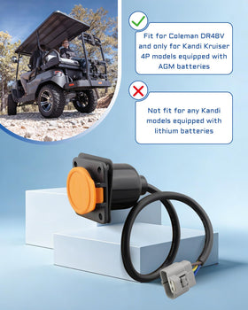JUWEVAZU Y-30 compatibility with Coleman DR48V shown
