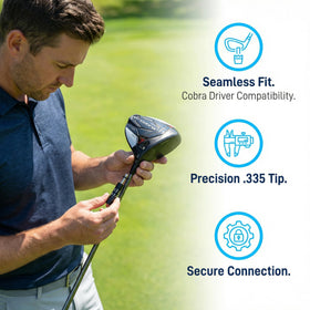 JVeensun Cobra 335 sleeve screw detail ensures secure attachment during swings.