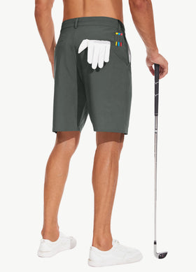 JWM gray shorts with five pockets to secure essentials