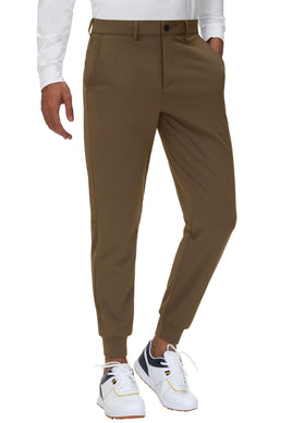 JWM belt loops stretch golf joggers show secure fit for daily wear and on-course use