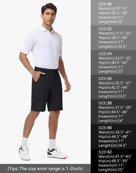 11-inch inseam on JWM shorts balances coverage and mobility.