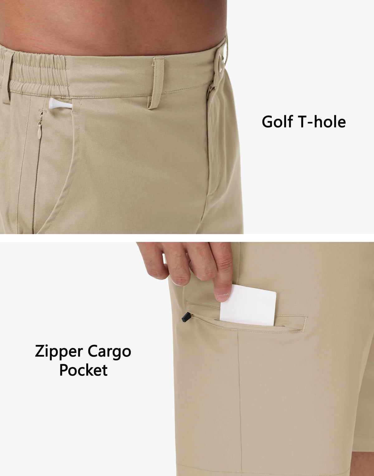 JWM shorts feature adjustable drawcord waist for a personalized fit.